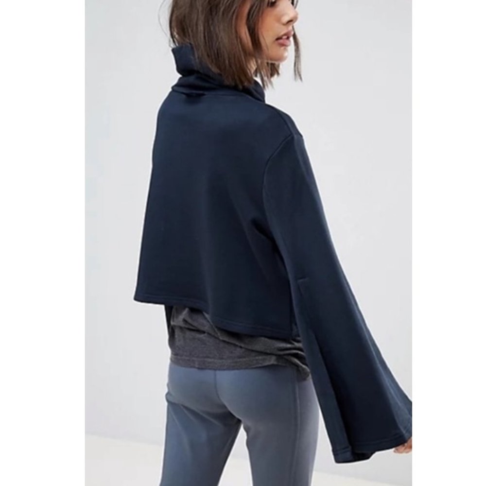 Free People Movement Salvation  Split Bell Sleeve Sweatshirt